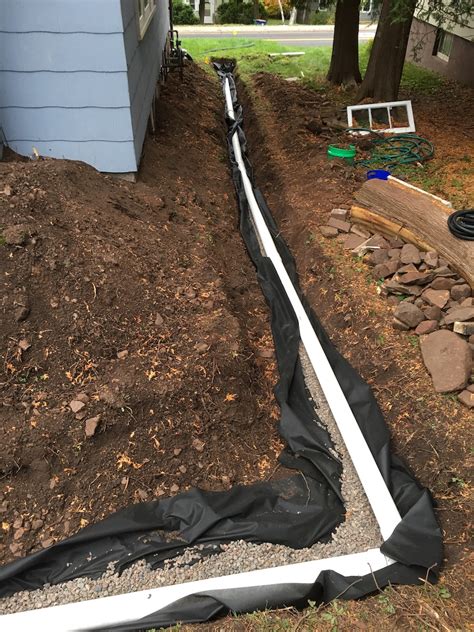 pvc french drain pipe lowes